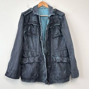 FREE PEOPLE Double Cloth Utility Jacket Size XS